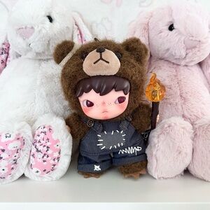 POP MART Hirono Living Wild Bear Plush Doll